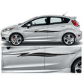23CSG026 Car Side Graphics X 2 1500mm x 88mm Will Fit Any Car Van Universal Stickers Decals