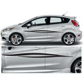 23CSG027 Car Side Graphics X 2 1500mm x 101mm Will Fit Any Car Van Universal Stickers Decals