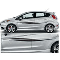 23CSG029 Car Side Graphics X 2 1500mm x 91mm Will Fit Any Car Van Universal Stickers Decals