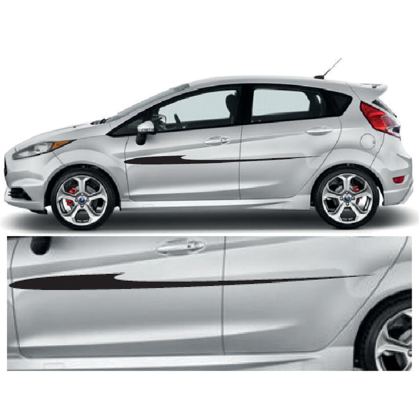 23CSG033 Car Side Graphics X 2 1500mm x 69mm Will Fit Any Car Van Universal Stickers Decals