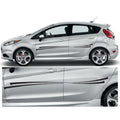 23CSG037 Car Side Graphics X 2 1500mm x 107mm Will Fit Any Car Van Universal Stickers Decals