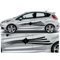 23CSG041 Car Side Graphics X 2 1500mm x 263mm Will Fit Any Car Van Universal Stickers Decals