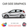 23CSG047 Car Side Graphics X 2  Universal Will Fit Any Car or Van