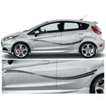 23CSG048 Car Side Graphics X 2 1500mm x 171mm Will Fit Any Car Van Universal Stickers Decals
