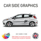23CSG066 Car Side Graphics X 2  Universal Will Fit Any Car or Van