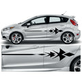 23CSG072 Car Side Graphics X 2 1500mm x 260mm Will Fit Any Car Van Universal Stickers Decals