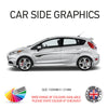 23CSG Car Side Graphics X 2 Will Fit Any Car Van Universal Stickers Decals