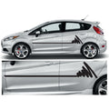 23CSG079 Car Side Graphics X 2 1500mm x 271mm Will Fit Any Car Van Universal Stickers Decals