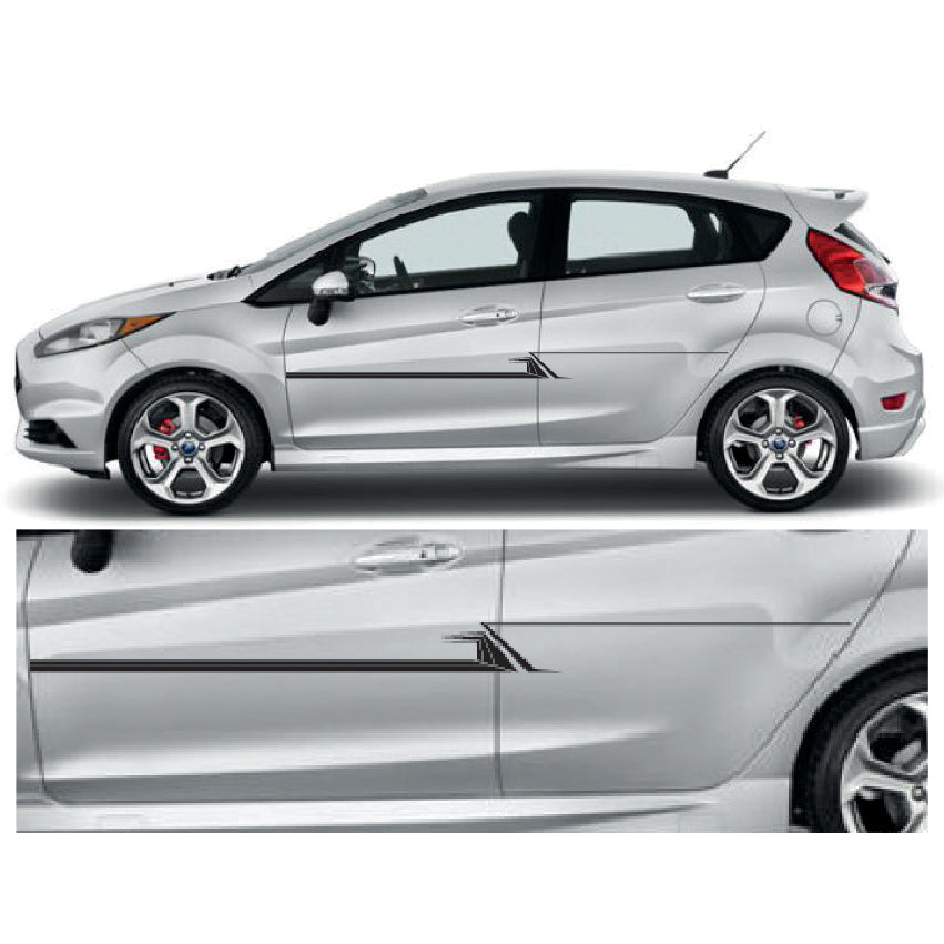 23CSG084 Car Side Graphics X 2 1500mm x 90mm Will Fit Any Car Van Universal Stickers Decals