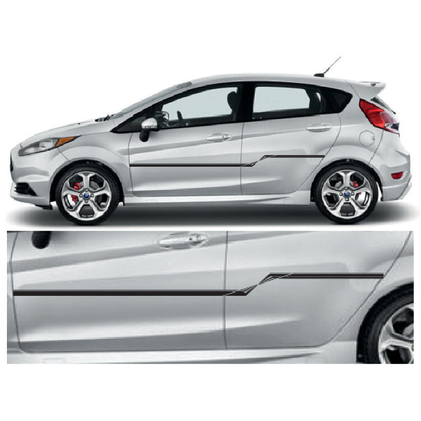 23CSG091 Car Side Graphics X 2 1500mm x 90mm Will Fit Any Car Van Universal Stickers Decals