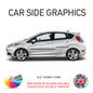 23CSG091 Car Side Graphics X 2  Universal Will Fit Any Car or Van