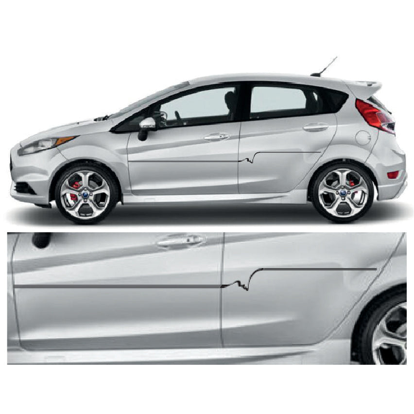 23CSG096 Car Side Graphics X 2 1500mm x 91mm Will Fit Any Car Van Universal Stickers Decals