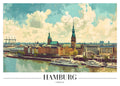 DAH23 Hamburg Germany Printed | Premium Waterproof & Tear Resistant Full Colour Posters