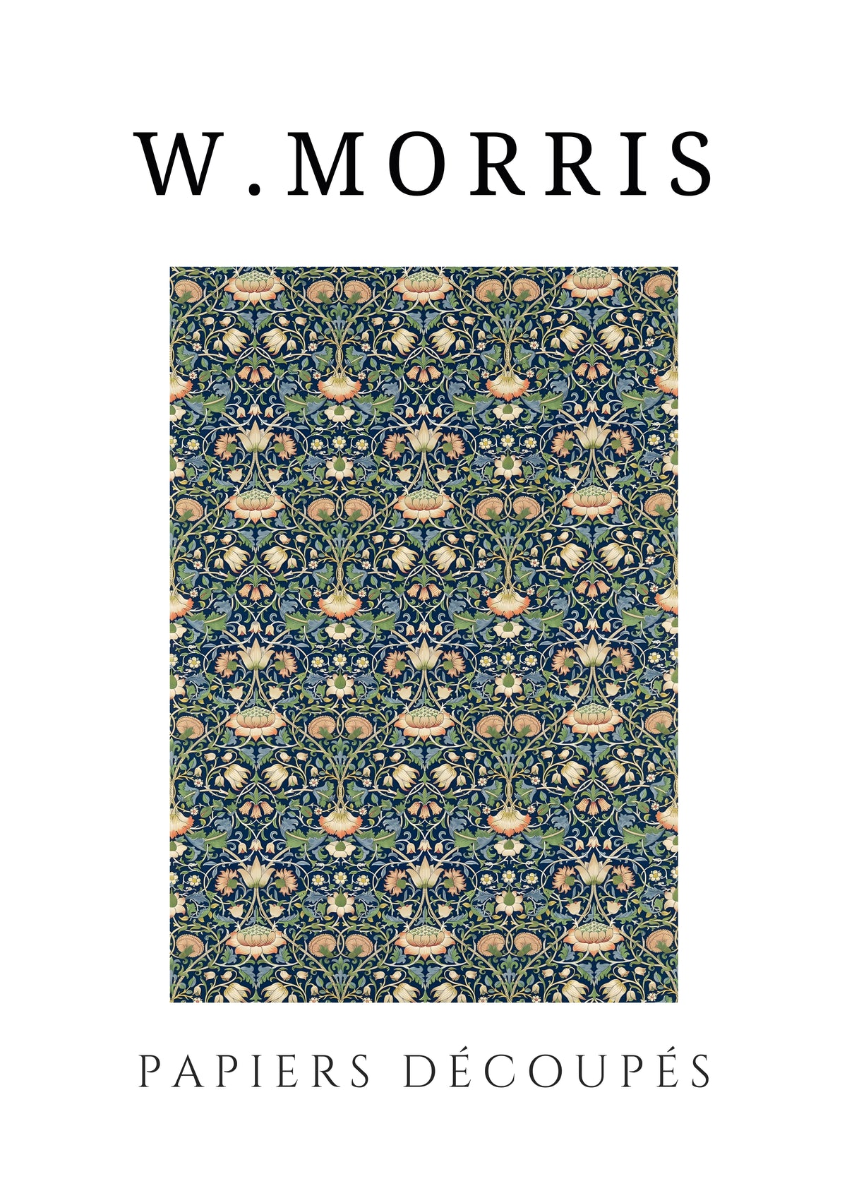 WMO24 W Morris Poster Printed | Premium Waterproof & Tear Resistant Full Colour Posters