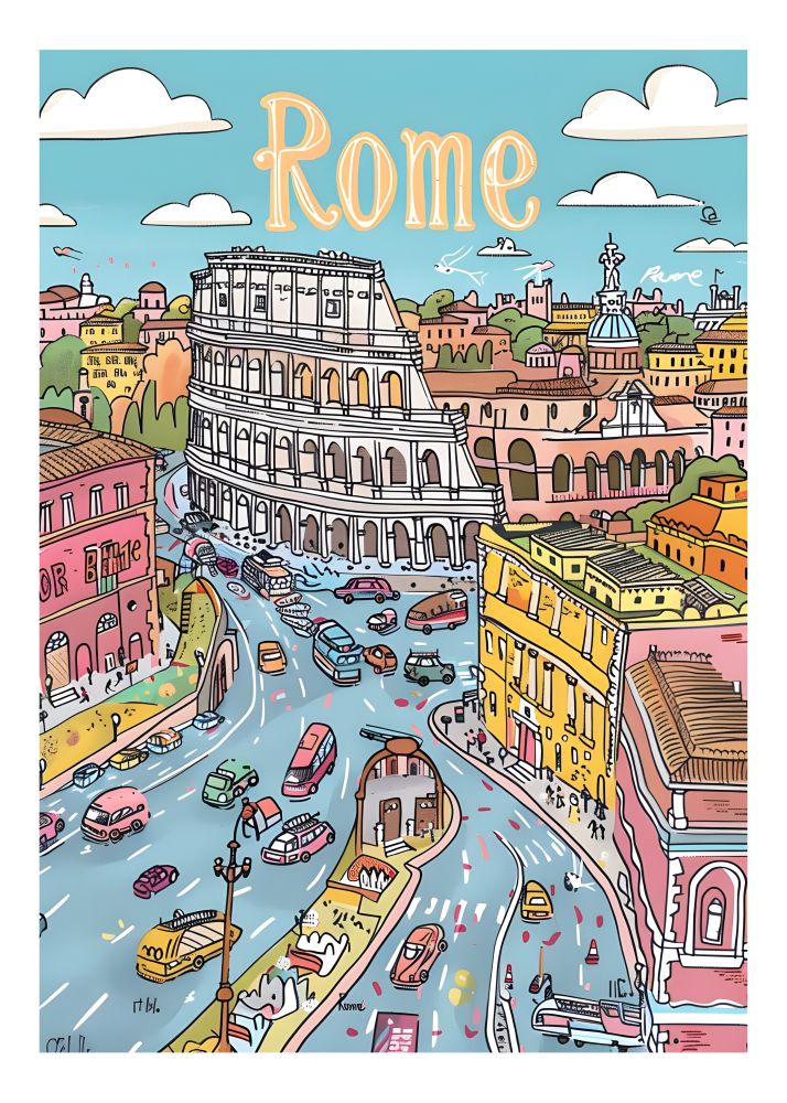 TT2 Trendy Travel Poster Printed | Premium Waterproof & Tear Resistant Full Colour Posters