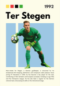 FOOT24 Ter Stegan (1992) Printed | Premium Waterproof & Tear Resistant Full Colour Posters