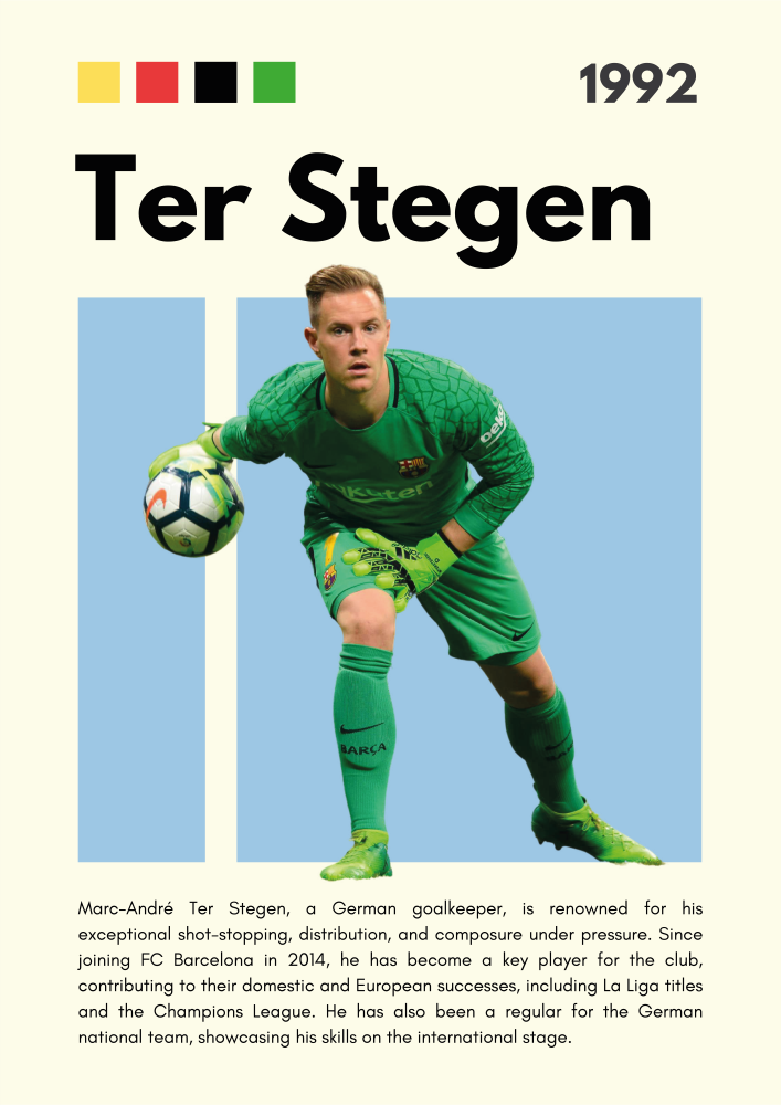 FOOT24 Ter Stegan (1992) Printed | Premium Waterproof & Tear Resistant Full Colour Posters