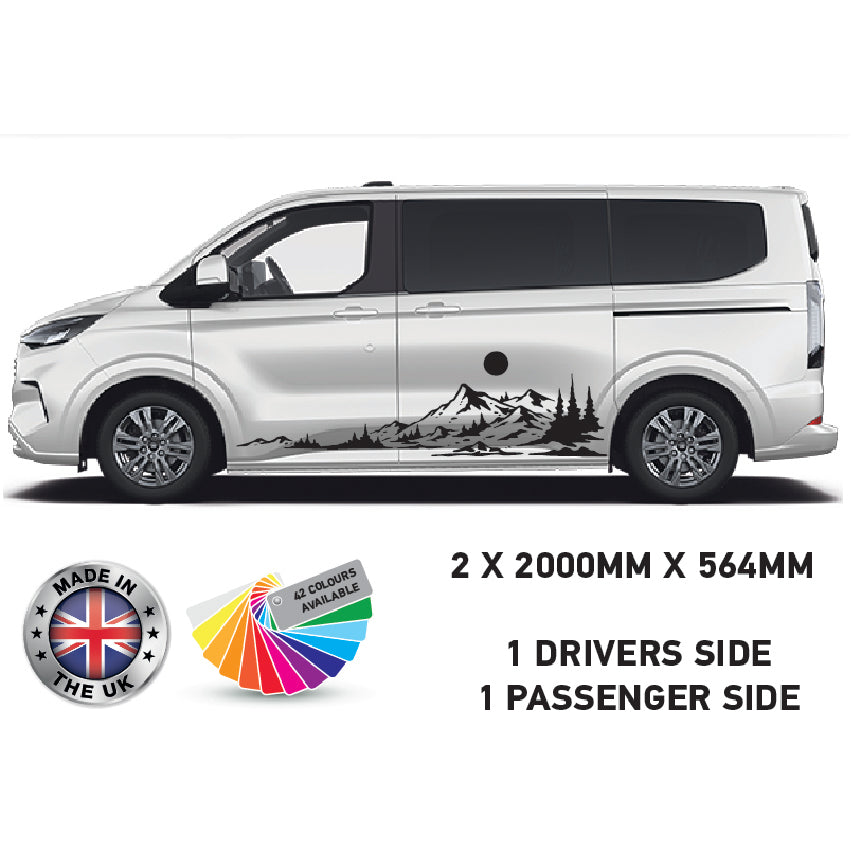 25C1-8 Campervan Graphic Motorhomes And Campervans Various Designs Available
