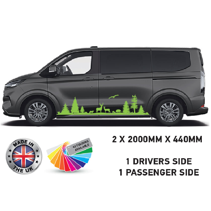 25C1-8 Campervan Graphic Motorhomes And Campervans Various Designs Available