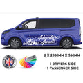 25CL08 Adventure Awaits Campervan Graphic Motorhomes And Campervans