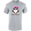Coolest Penguin Cotton T-Shirt Available in Grey and White TM25CL12
