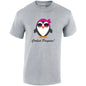 Coolest Penguin Cotton T-Shirt Available in Grey and White TM25CL12
