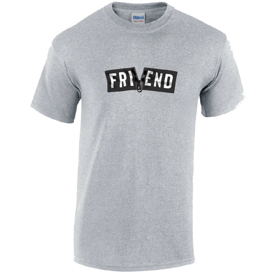 Friend Cotton T-Shirt Available in Grey and White TM25CL13