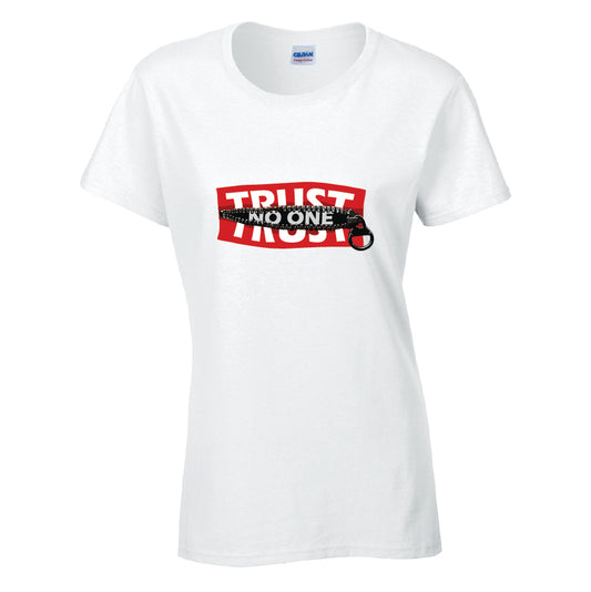 Trust No One T-Shirt Available in Black Grey and White TF25CL14
