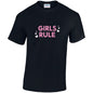 Girls Rule Cotton T-Shirt Available in Black Grey and White TM25CL15