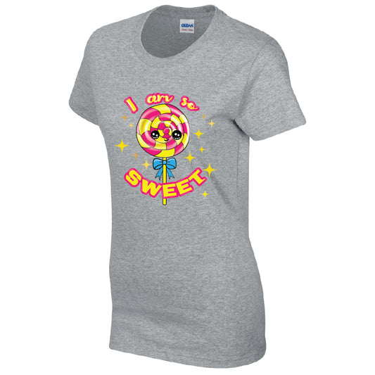 I Am So Sweet T-Shirt Available in Black Grey and White TF25CL17