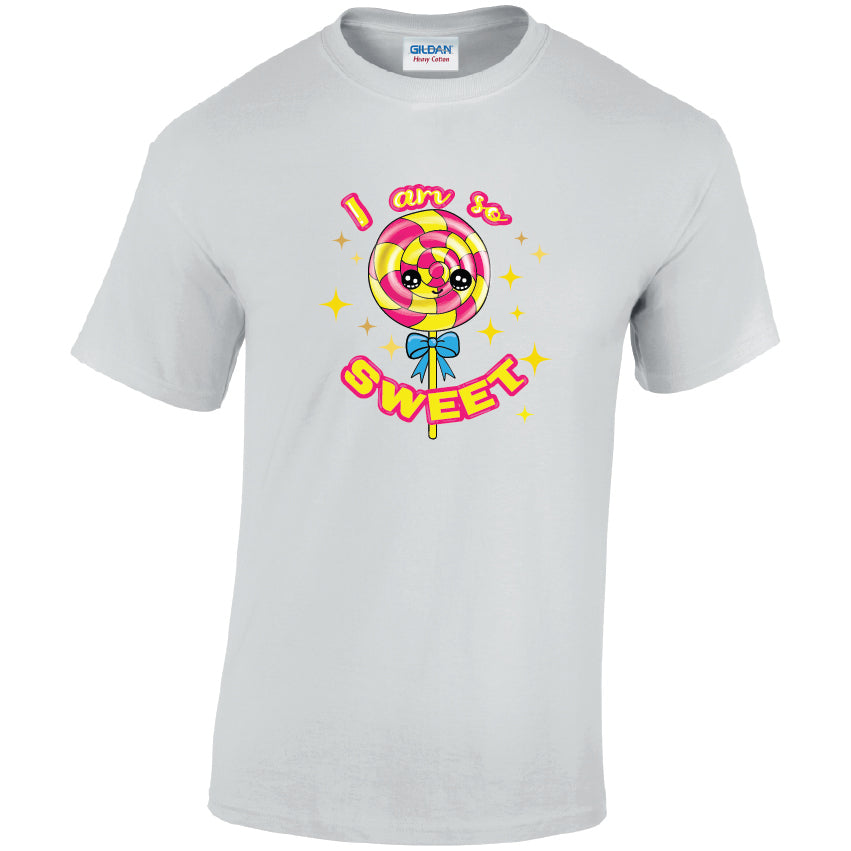 I Am So Sweet Cotton T-Shirt Available in Black Grey and White TM25CL17