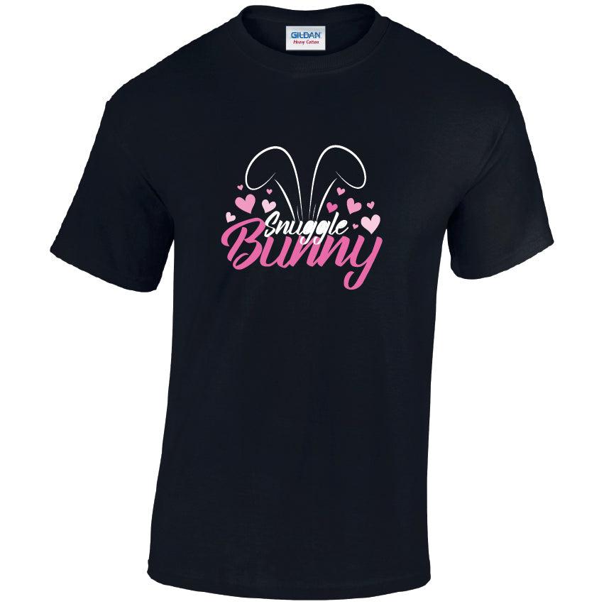 Snuggle Bunny Cotton T-Shirt Available in Black Grey and White TM25CL21