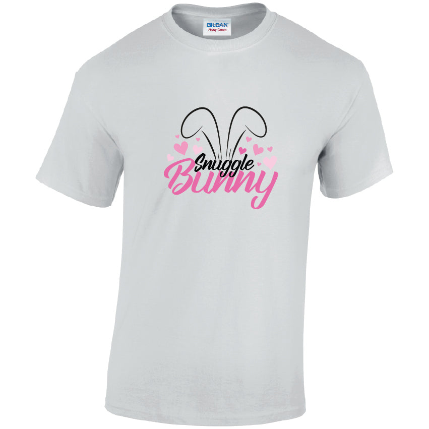 Snuggle Bunny Cotton T-Shirt Available in Black Grey and White TM25CL21