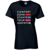 Comfort Zone Stunted Your Growth T-Shirt Available in Black Grey and White TF25CL22