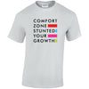 Comfort Zone Stunted Your Growth Cotton T-Shirt Available in Black Grey and White TM25CL22