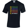 Proud Of My Self Cotton T-Shirt Available in Black Grey and White TM25CL23
