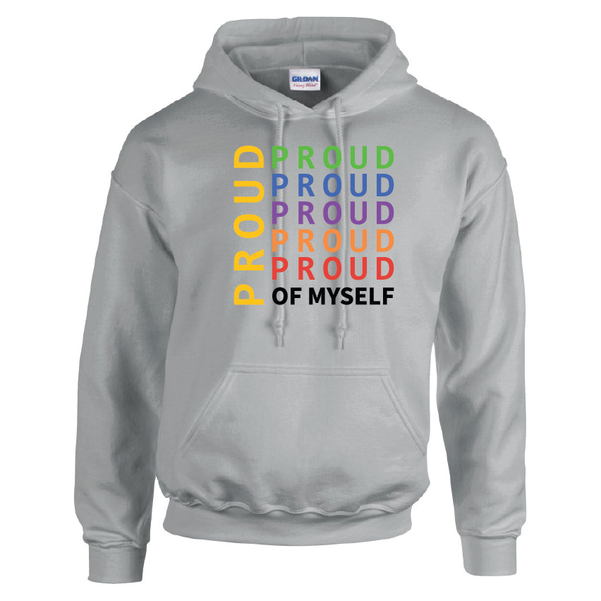 HCL23 Proud Of Myself Unisex Cotton Hoodie Various Sizes & Colours Available