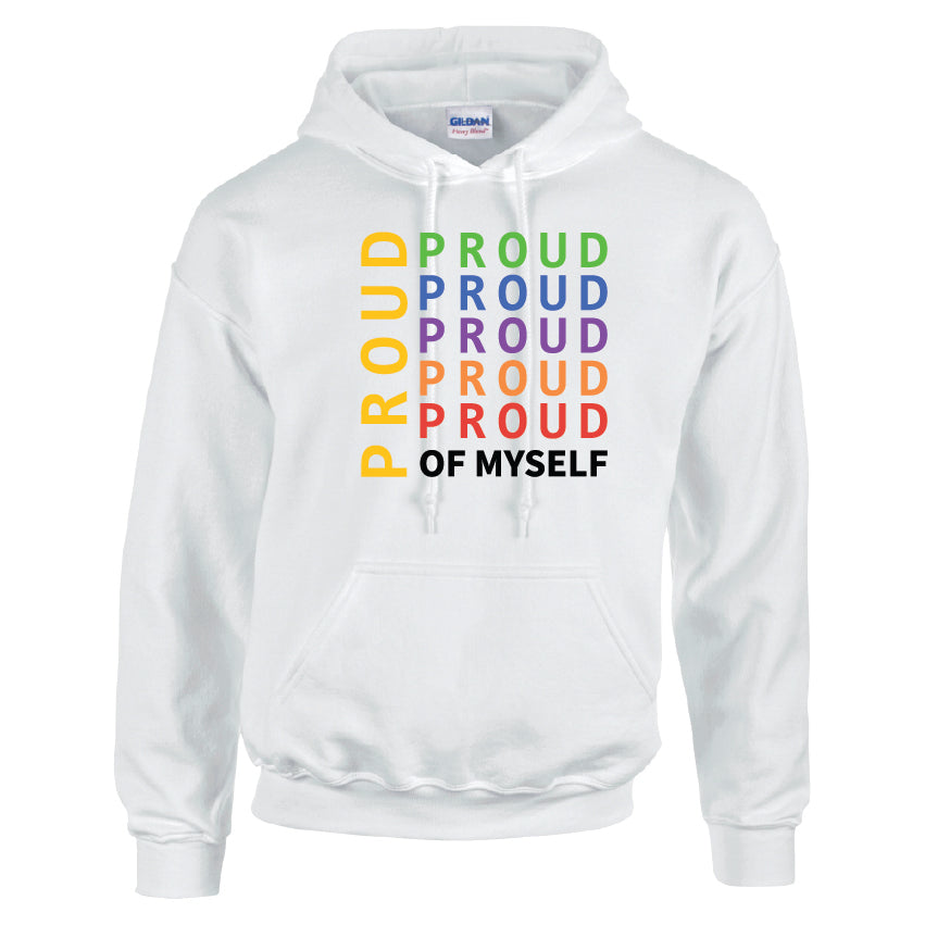 HCL23 Proud Of Myself Unisex Cotton Hoodie Various Sizes & Colours Available