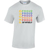 Proud Of My Self Cotton T-Shirt Available in Black Grey and White TM25CL23