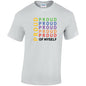 Proud Of My Self Cotton T-Shirt Available in Black Grey and White TM25CL23