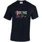 Positive Thinking Mental Health Cotton T-Shirt Available in Black Grey and White TM25CL24