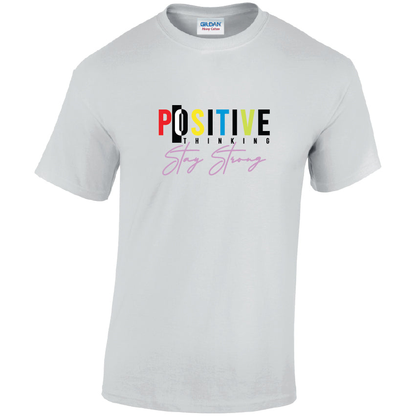CL24 Positive Thinking  Unisex Cotton T-Shirts Various Sizes & Colours Available