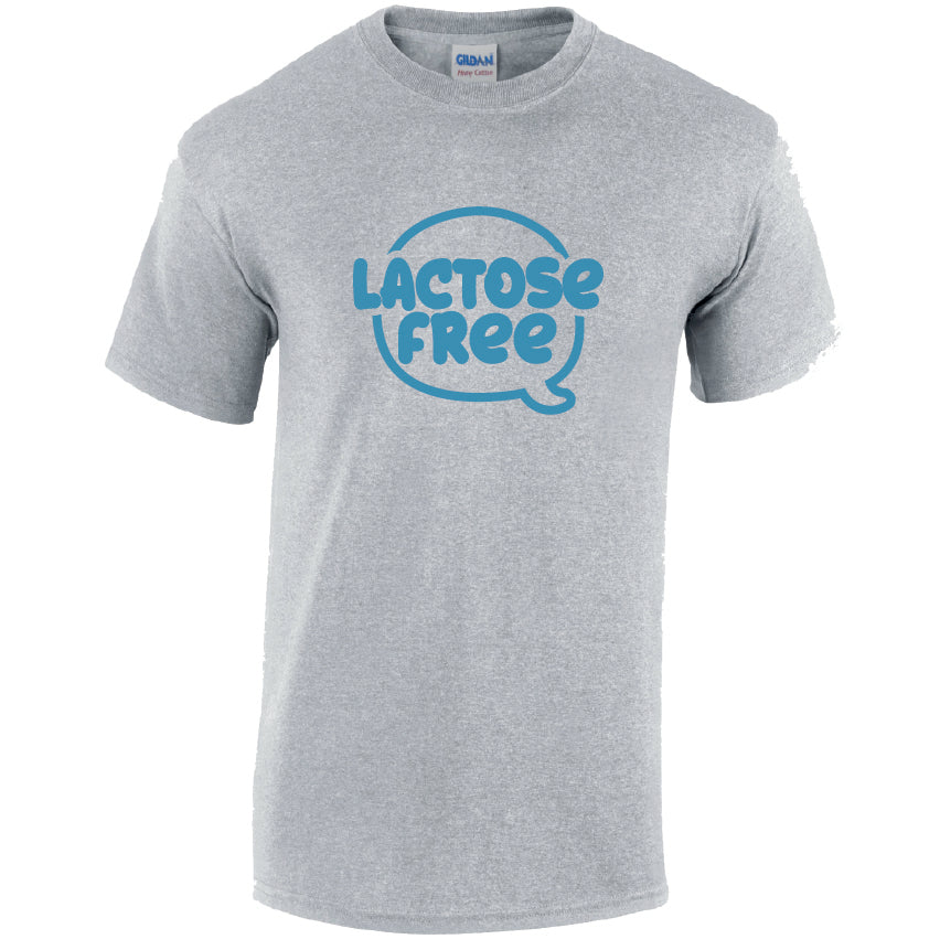 Lactose Free Cotton T-Shirt Available in Black Grey and White TM25CL25