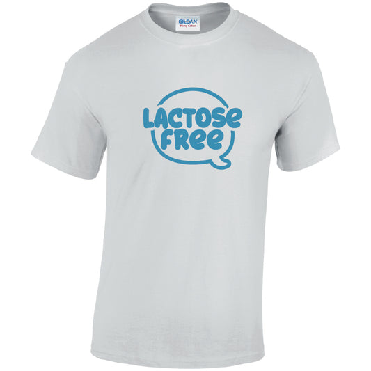 Lactose Free Cotton T-Shirt Available in Black Grey and White TM25CL25