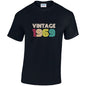 Vintage 1969 Cotton T-Shirt Available in Black Grey and White TM25CL26