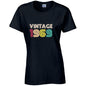 Vintage 1969 T-Shirt Available in Black Grey and White TF25CL26