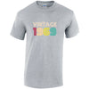 Vintage 1969 Cotton T-Shirt Available in Black Grey and White TM25CL26