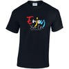 Enjoy Your Life Cotton T-Shirt Available in Black Grey and White TM25CL28