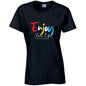 Enjoy Your Life T-Shirt Available in Black Grey and White TF25CL28