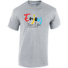 Enjoy Your Life Cotton T-Shirt Available in Black Grey and White TM25CL28